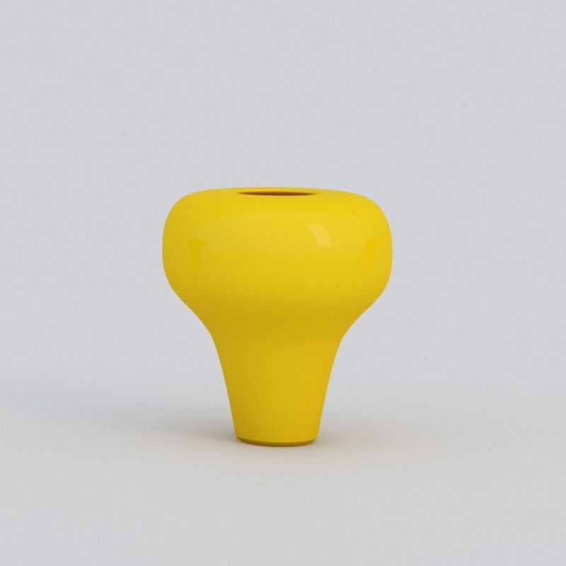 Q104X28 Гладкие вазы Tob e Chic Adriani e Rossi матовый черный  - Вид №3