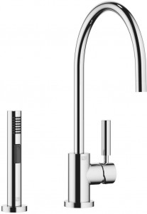 33826888-00_1_27721970-00_1 Смеситель однорычажный с душевым гарнитуром для ополаскивания - хром Dornbracht Tara Classic