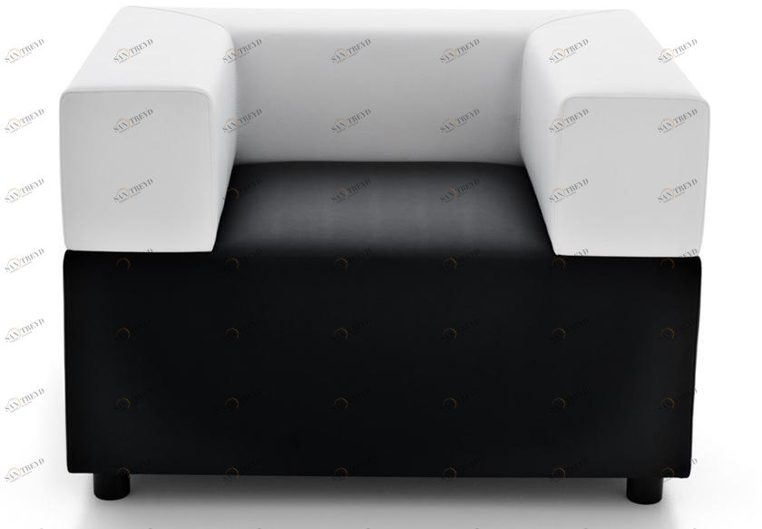 Kastel Кожаное кресло с подлокотниками Kuadra sun-id-1484036