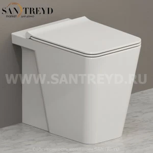 IN001BI Приставной унитаз напольный Белый Ceramica Globo INCANTHO Италия