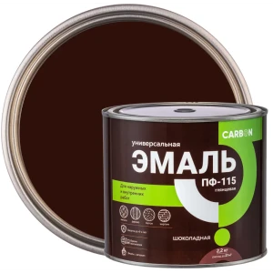 Эмаль ПФ-115 Carbon глянцевая цвет шоколадный 2.2 кг 82739759 STLM-2078397
