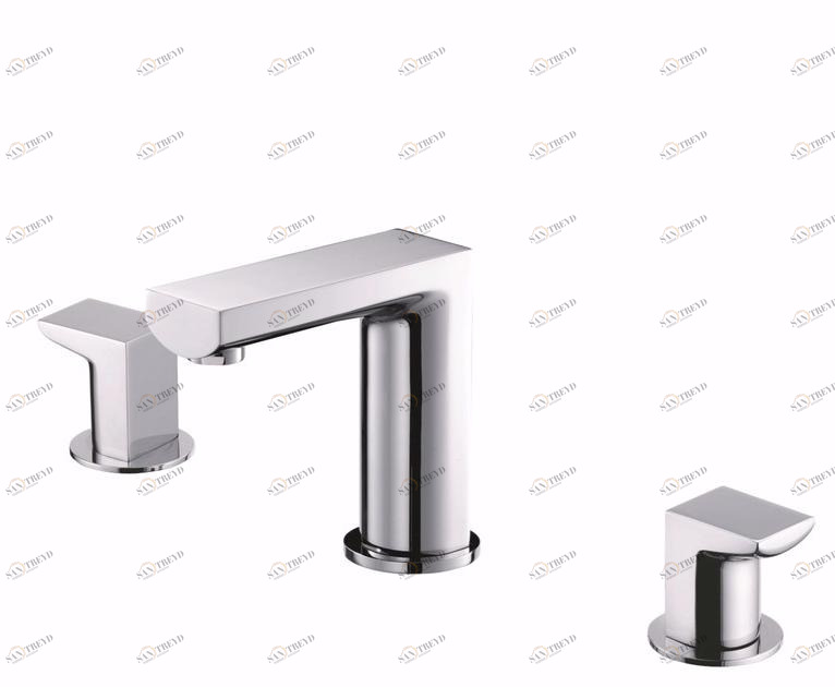 JUSTIME Смеситель для раковины на 3 отверстия из латуни Arch 6790-91-80cp