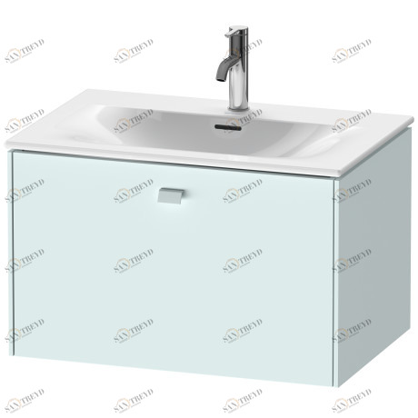 BR421100909 Тумбочка подвесная Brioso #BR4211 720 x 479 мм Светло-голубой матовый декор Duravit