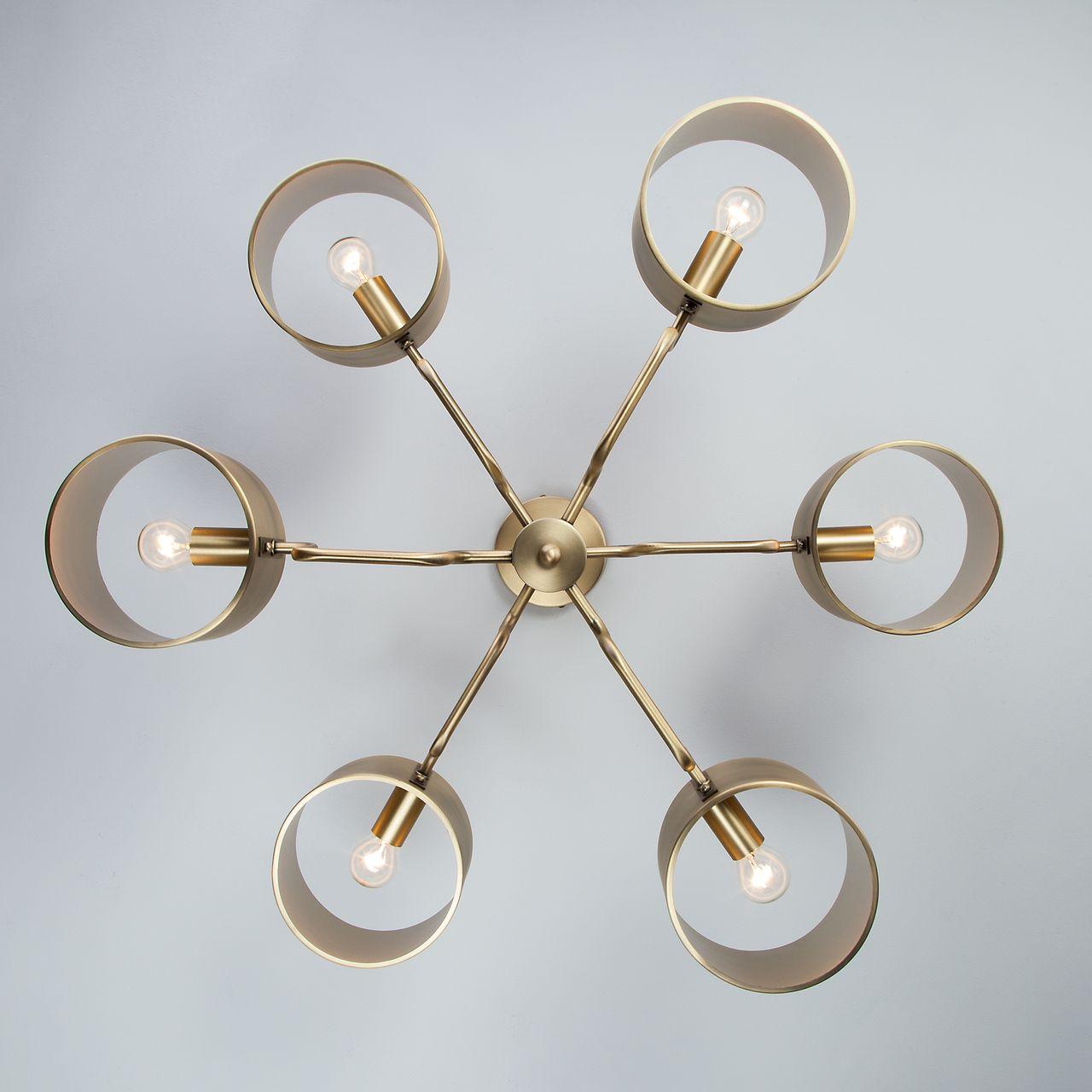 Потолочная люстра Bogates Pallada 293/6 бронза BOGATES ДИЗАЙНЕРСКИЕ, PALLADA 188025 Бронза  - Вид №2