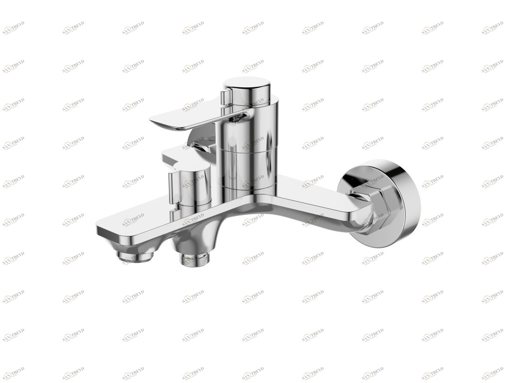 Смеситель термостатический для ванны и душа BelBagno ANCONA-VASM-CRM