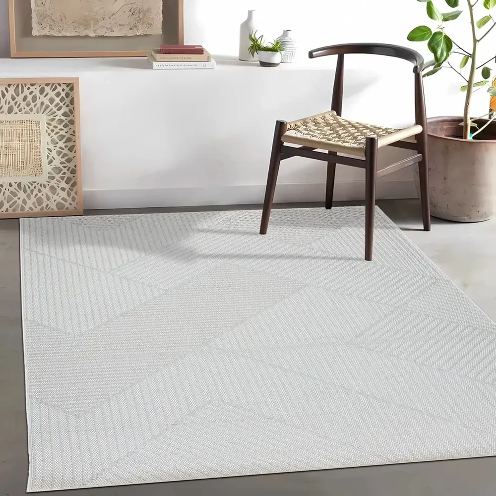 89359448 Циновка Дели 160x230 см полипропилен 84216_53311 цвет бирюзовый STLM-1060663 ROYALTAFT 