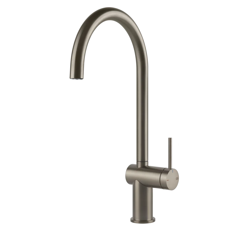 Смеситель для раковины 60411 149 Gessi Inedito МАТОВЫЙ НИКЕЛЬ FINOX 60411149