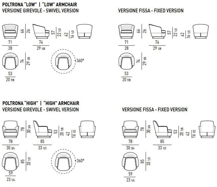Minotti Кресло Jacques sun-id-1402752 - Вид №14