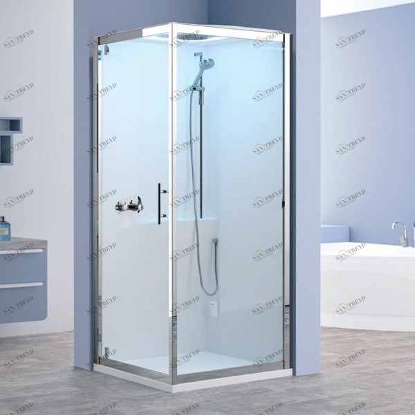 Novellini. Душевая кабина 90x90 GF90 STANDARD с низким душевым поддоном, без крыши EON EONGF90M1UA