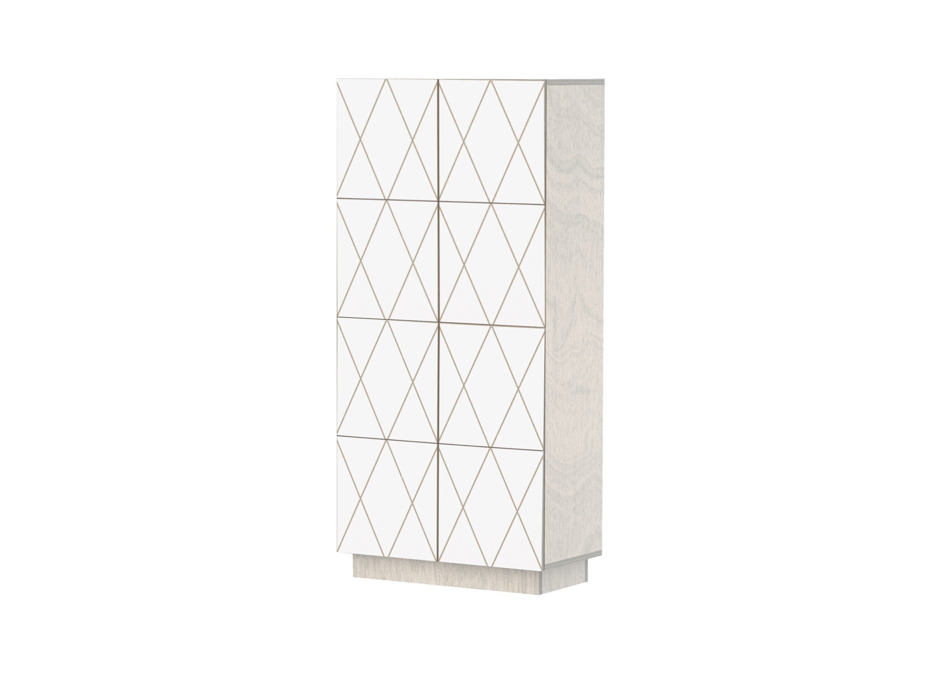 Березовый шкаф с распашными дверцами Radis Romb ARCH-00105873 - Вид №1