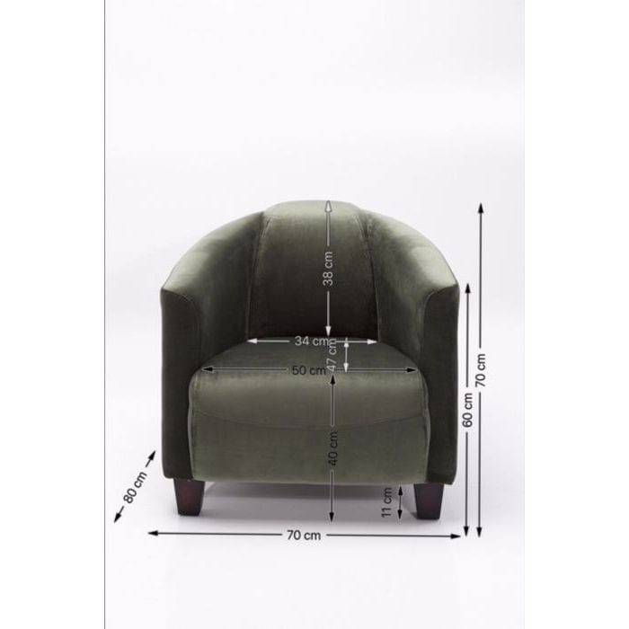 Клубное кресло из коровьей кожи KARE Design Cigar Lounge ARCH-00009395 - Вид №11