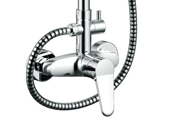 Душевая колонна со смесителем для душа ECO F9111147C-A-RUS bravat - Вид №3