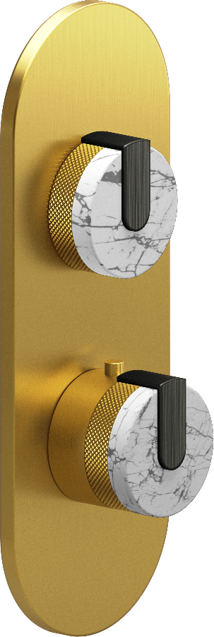 E-8026-R2MWE0-L1BOX-BAU-T Планка M-Series с 2 ручками - Внешняя часть GRAFF MOD+