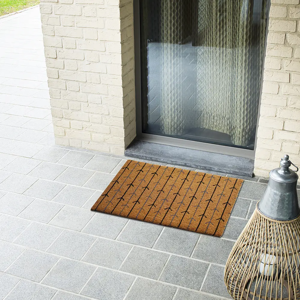 Коврик декоративный кокос Velcoc Kera Arrows 40x75 см цвет бежевый STLM-2149232 - Вид №6