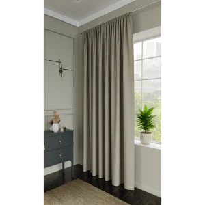 Штора MIAMOZA Софти с ленточным креплением 200x280 см в элегантном бежевом тоне 89427095