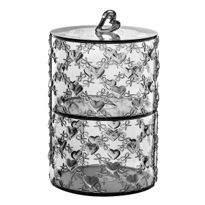 11520192 Набор из 2 контейнеров love серый Guzzini