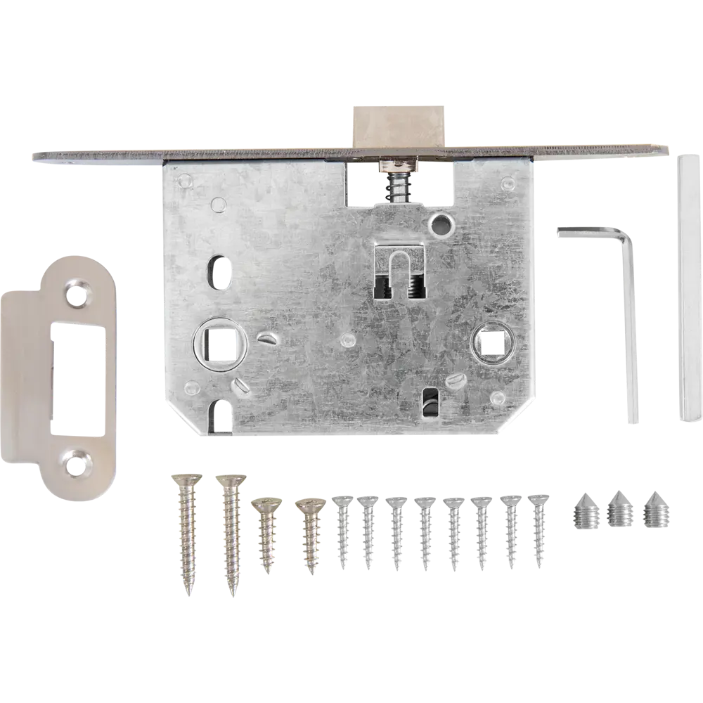 Дверные ручки 420 SN с запиранием комплект цвет никель 85219988 STLM-2065950 Santreyd  - Вид №3