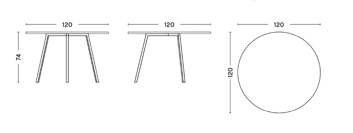 Круглый стол In Stock Hay ARCH-00057190 - Вид №6