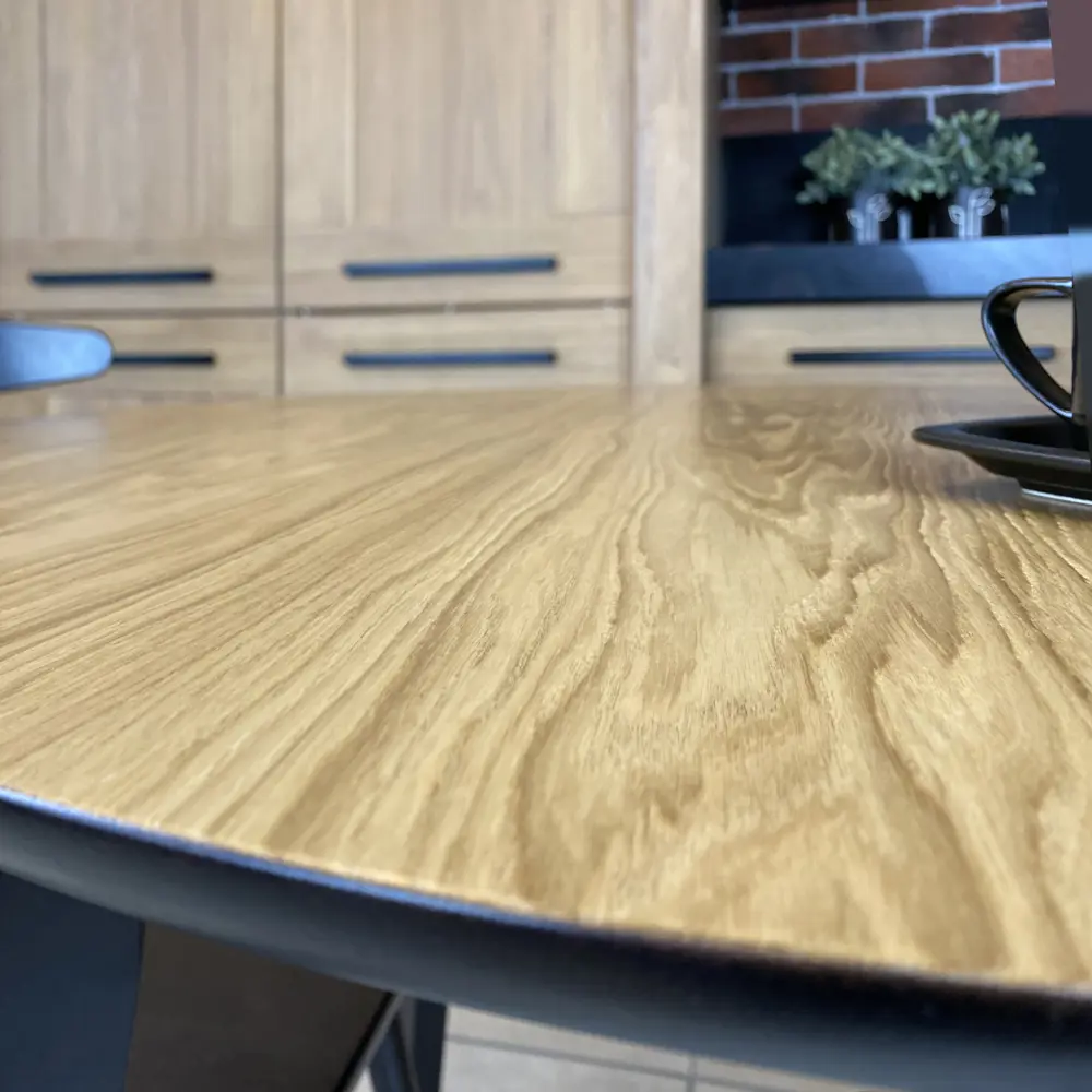 Стол кухонный Марсель круглый дерево 90x90x75 см цвет венге Santreyd STLM-2189053 - Вид №4