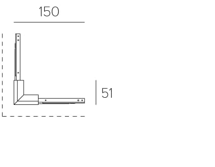 Экструдированная алюминиевая система освещения трека Letroh узел ARCH-00141698 - Вид №25
