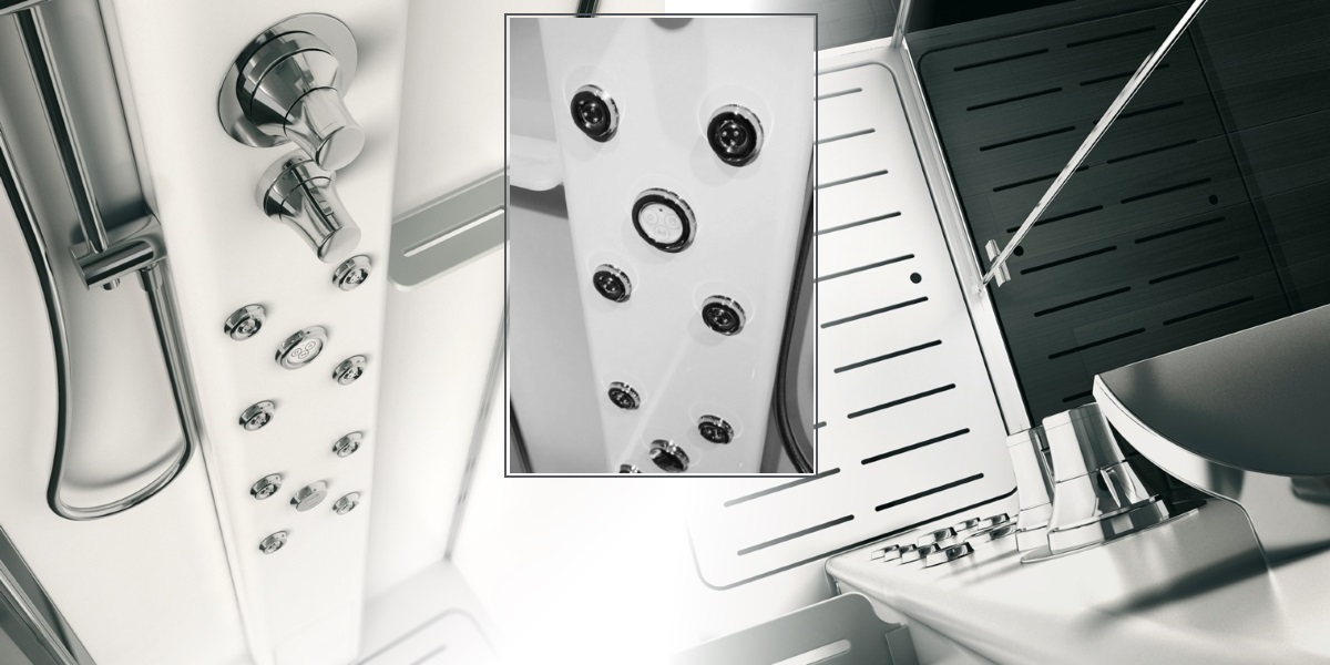 Душевая кабина Play 100 TB 9547-178A Dx Jacuzzi 9547178ADX - Вид №1