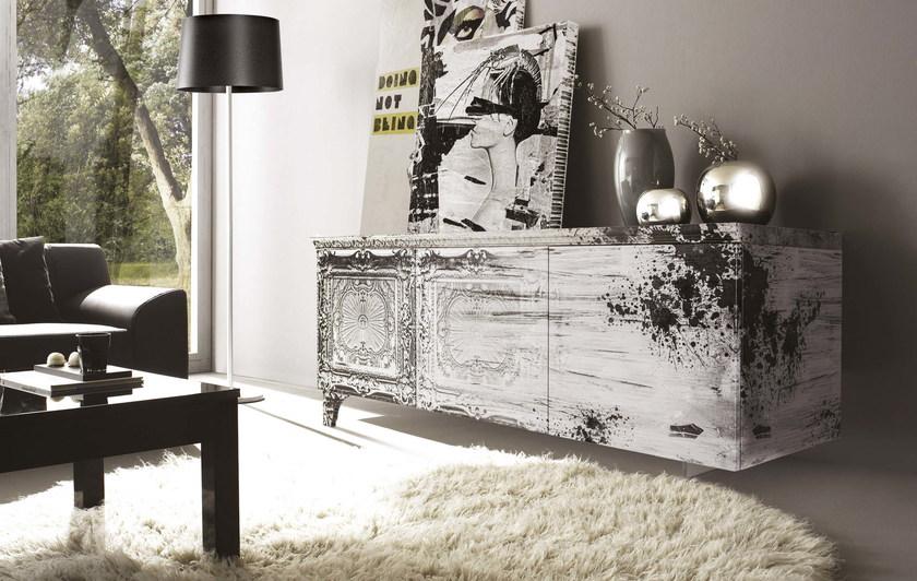 MOMENTI Буфет из маринованного стекловолокна с распашными дверцами Crazy home furniture - sequence collection sun-id-1387361 - Вид №5