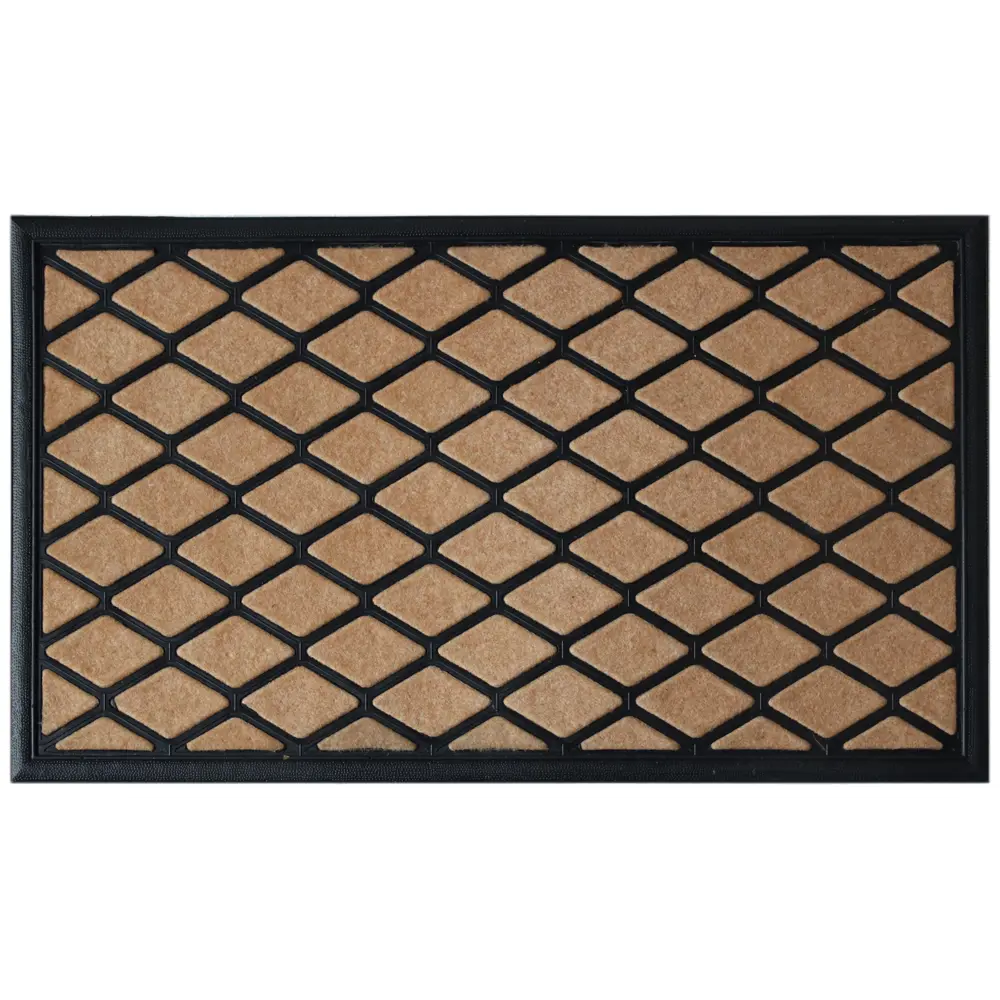 Коврик грязезащитный полиэстер Bali A2 45x75 см цвет бежевый Santreyd STLM-2159827