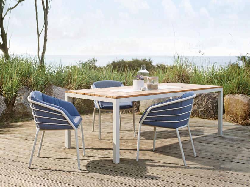 solpuri Прямоугольный садовый стол из тика Classic alu sun-id-1368909 - Вид №3