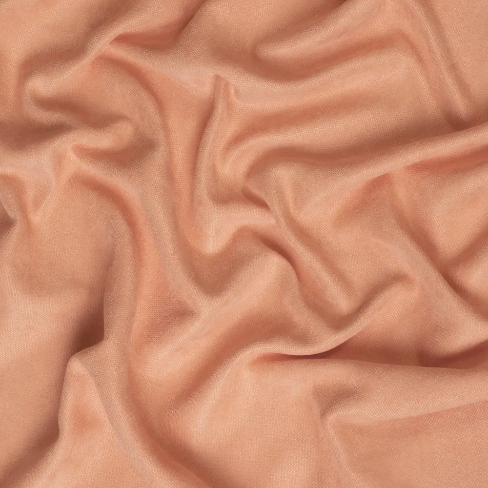 Ткань 1 м/п Desing Однотонный велюр 300 см цвет оранжевый GARDEN STLM-2036525 - Вид №1