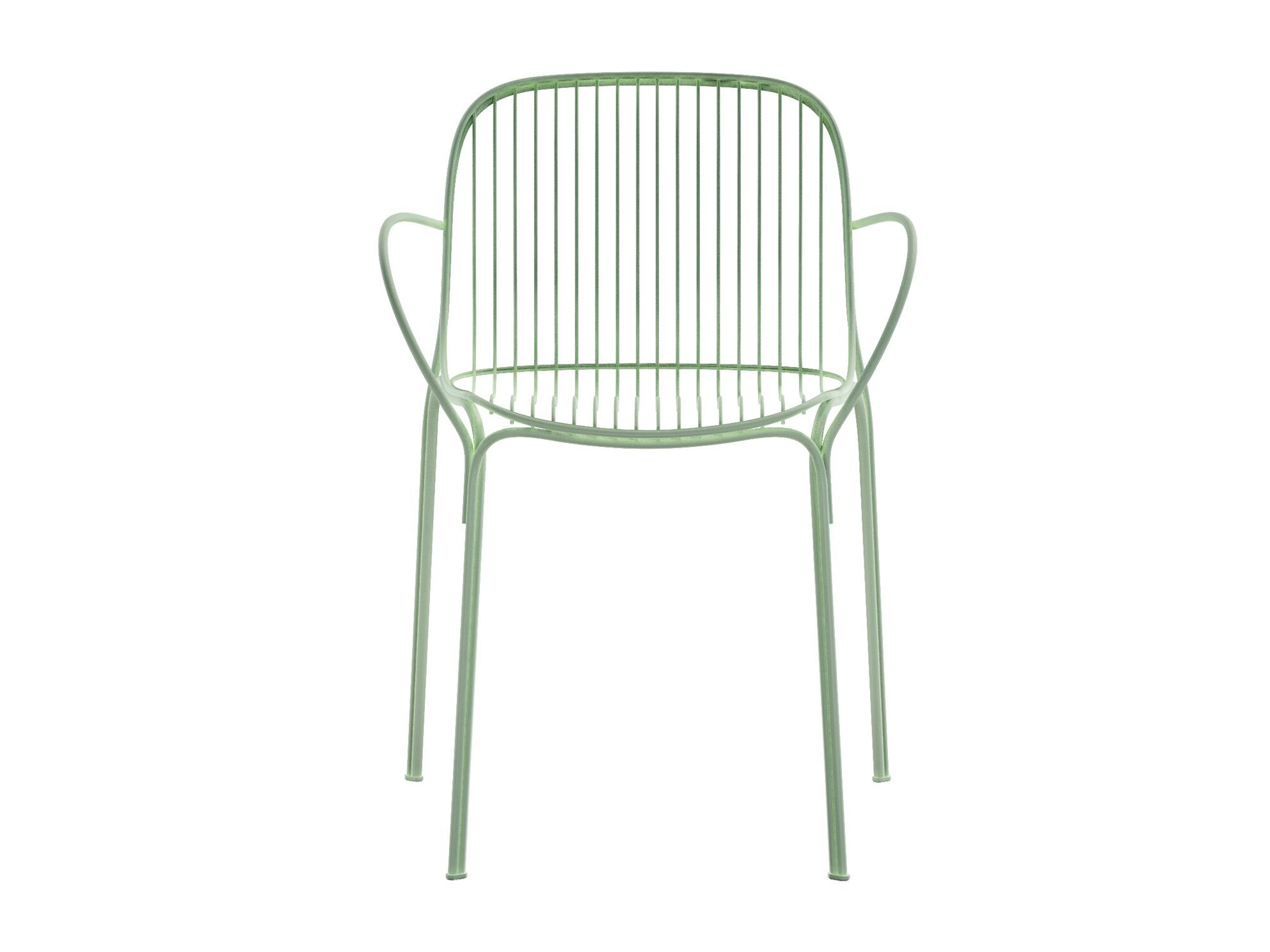 Стул для сада из оцинкованной стали с подлокотниками Kartell Hiray ARCH-00064814 - Вид №45