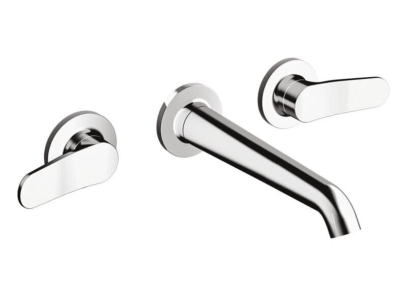 Настенный смеситель для раковины без слива с отдельными розетками CRISTINA Rubinetterie бочка ARCH-00008066