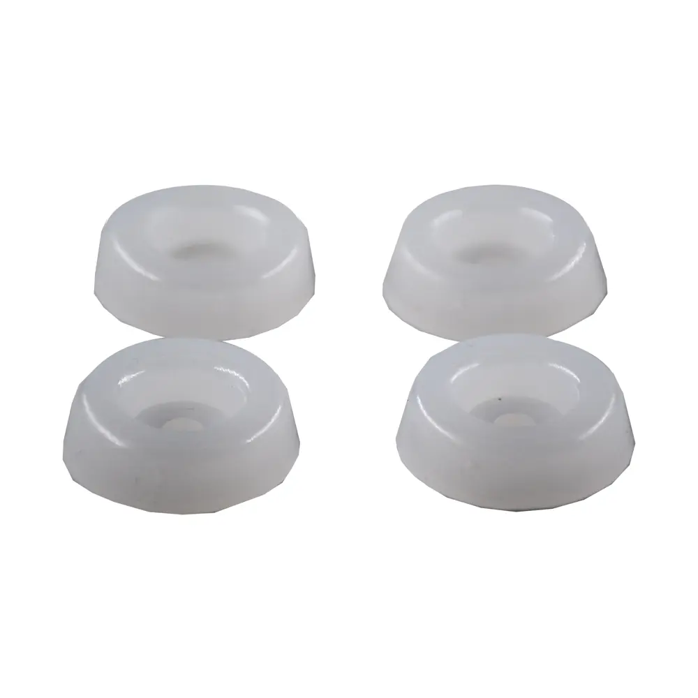 Накладки на мебельные ножки на саморезах ⌀25 мм круглые ПТФЭ прозрачные 4 шт DILWIS STLM-2046229