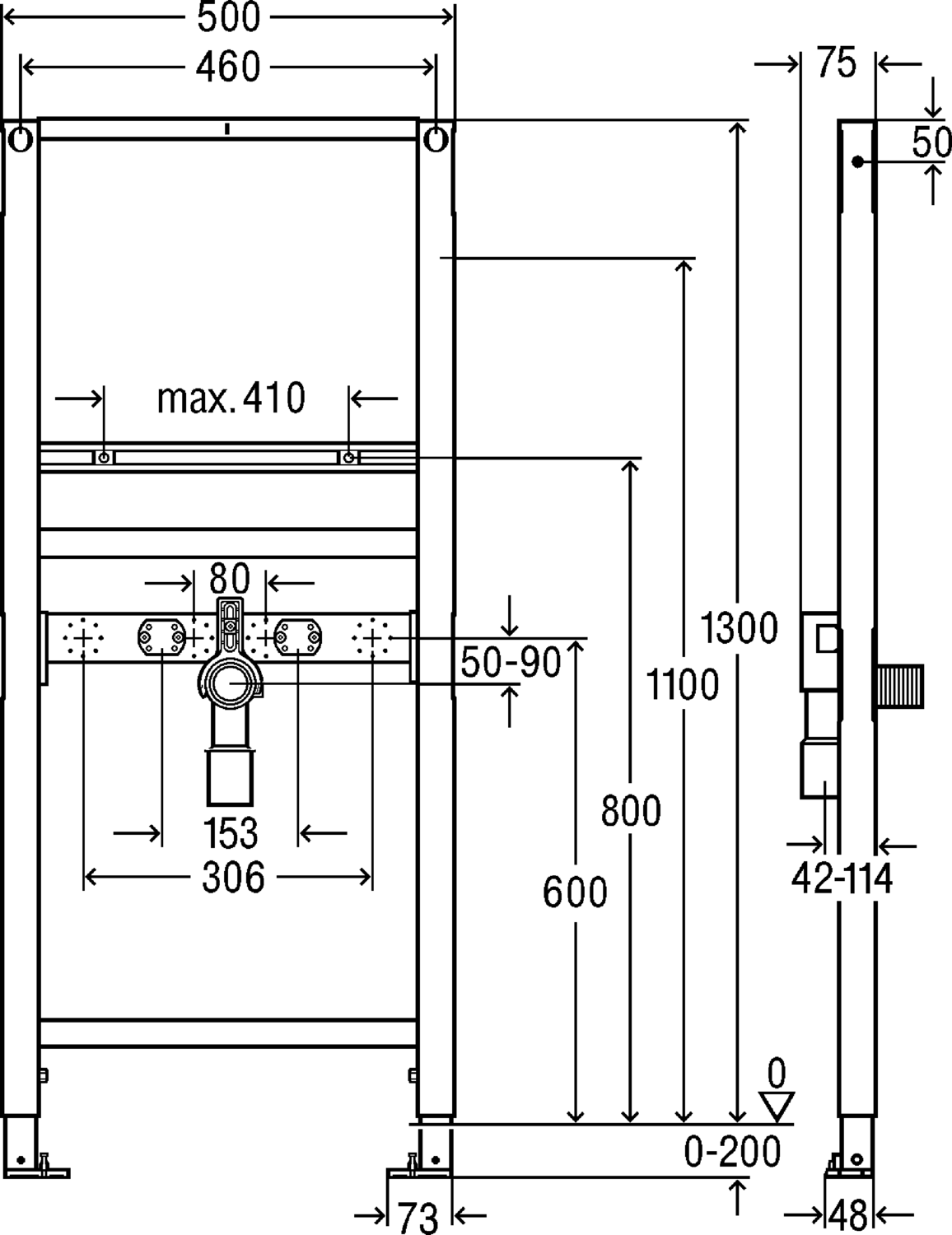 Системная техника  Prevista Dry  Элементы для умывальников VIEGA 789 329 Модель 8538 Santreyd  - Вид №2