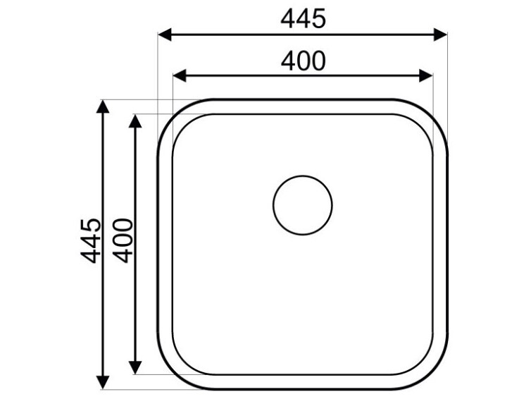 Мойка для кухни Beat 400UX Plus NAVAKO 13010 - Вид №2