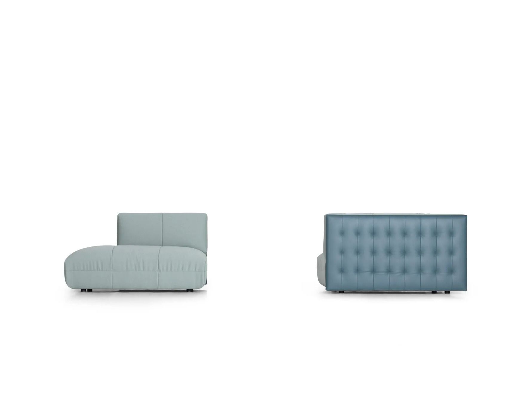 Секционный диван из кожи и ткани de Sede DS-1030 FLATTER ARCH-00104468 - Вид №16