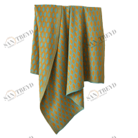 Плед LOLA Y&B APERO ДИЗАЙНЕРСКИЕ, ОРНАМЕНТ 010368 Зеленый 