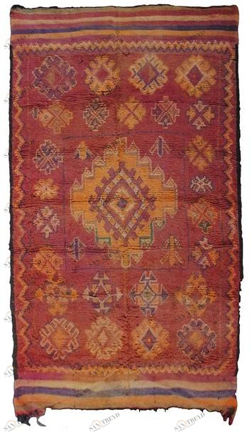 AFOLKI Прямоугольный шерстяной коврик с длинным ворсом Rehamna Taa128be