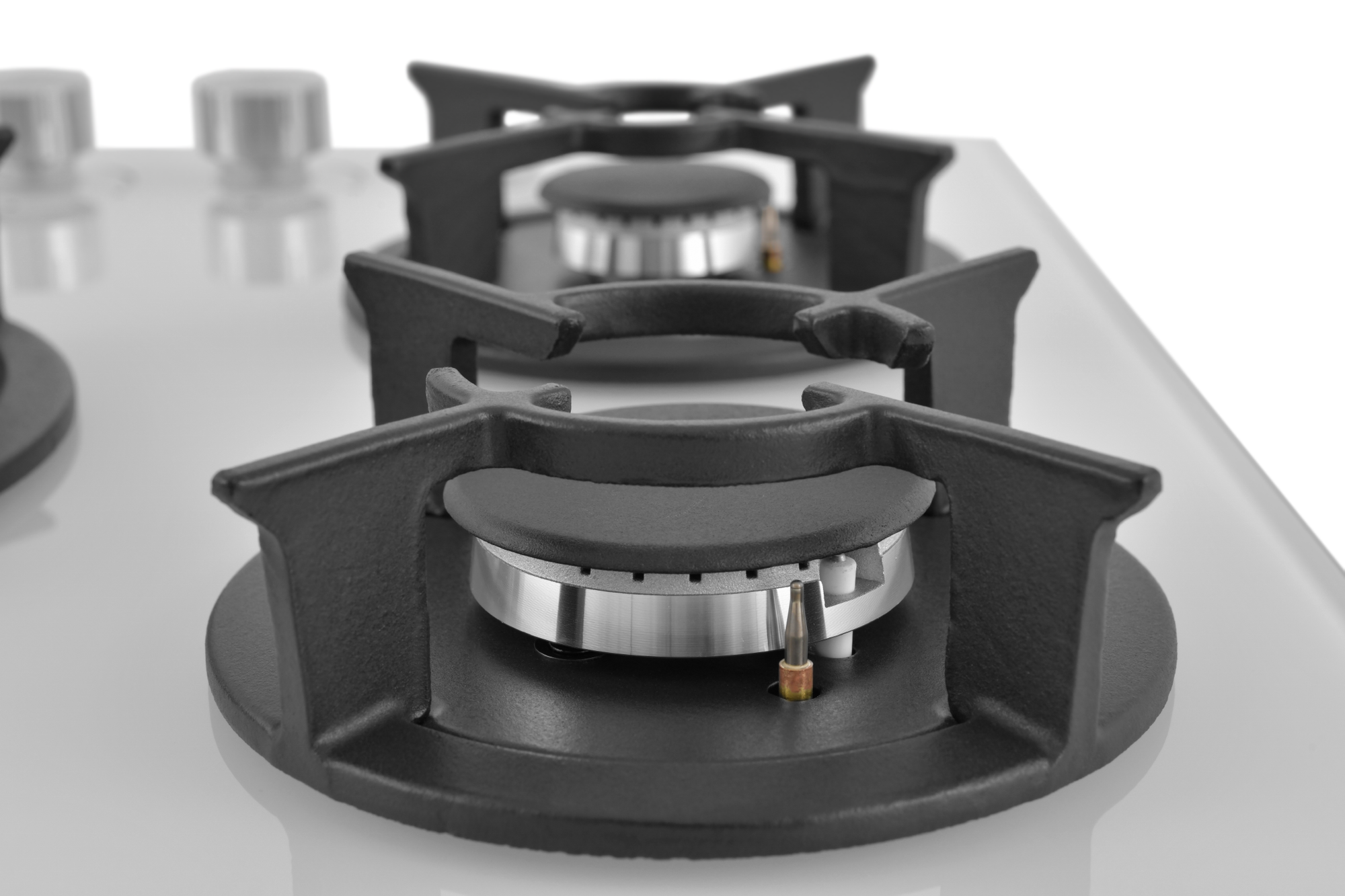 9175441 Газовая варочная поверхность ZUGEL ZGH452W STDN-0076175 - Вид №7