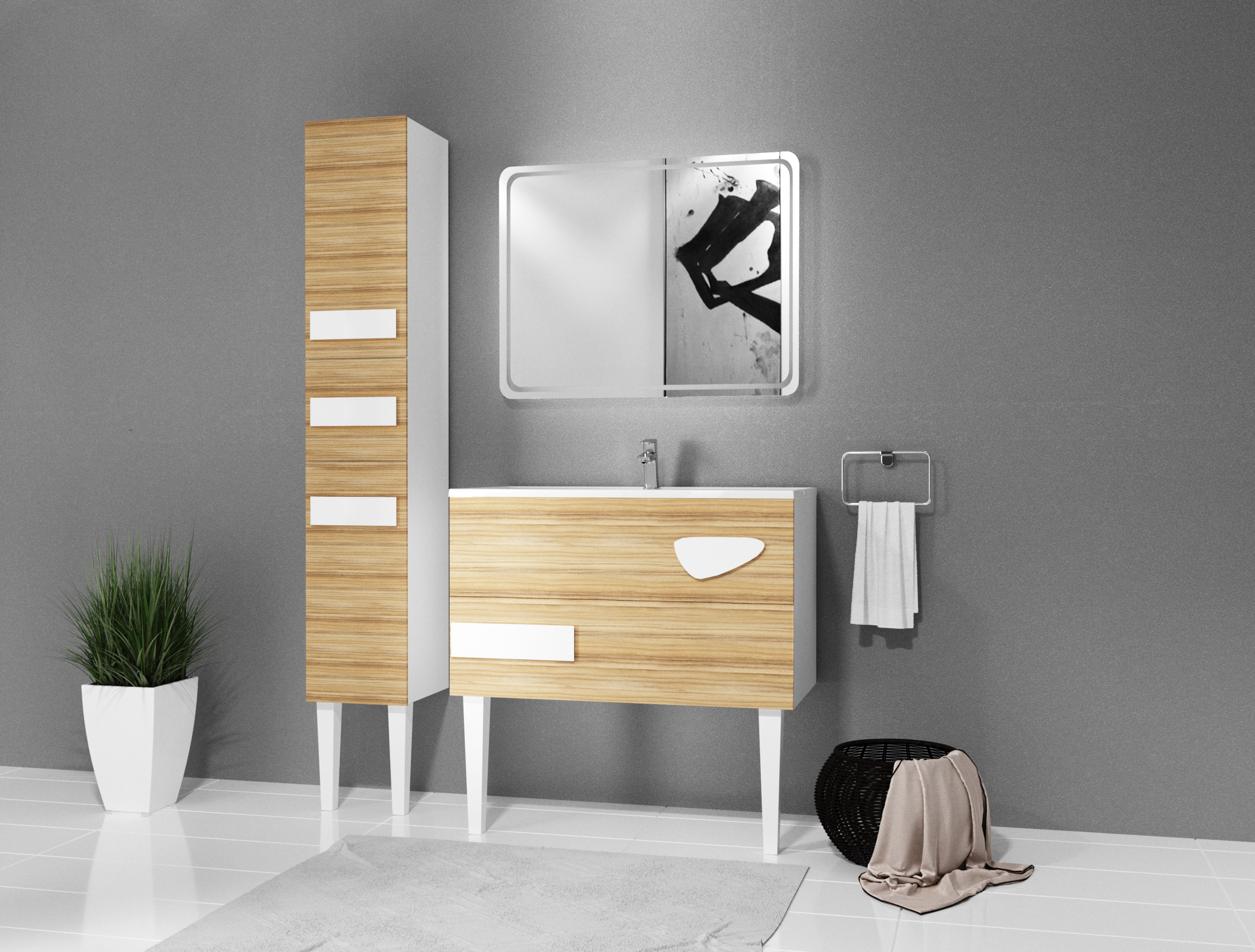 У52208 Зеркало Eco 80 1 Marka Eco