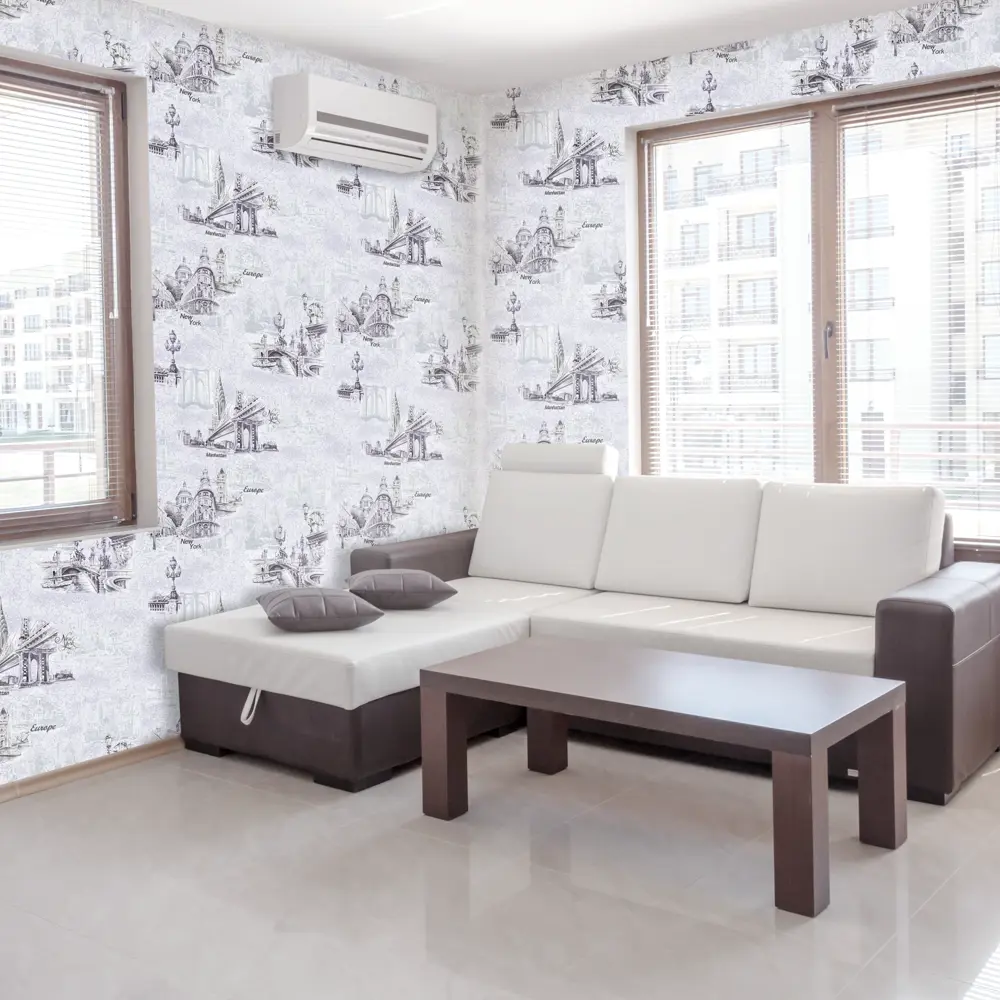 Обои бумажные Тревел серые 0.53 м 345-06 Santreyd STLM-2060707 - Вид №3