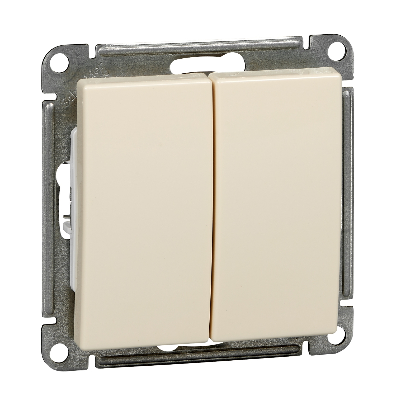 VS510-252-2-86 2-клавишный выключатель, 10АХ, механизм, слоновая кость Schneider Electric W59 