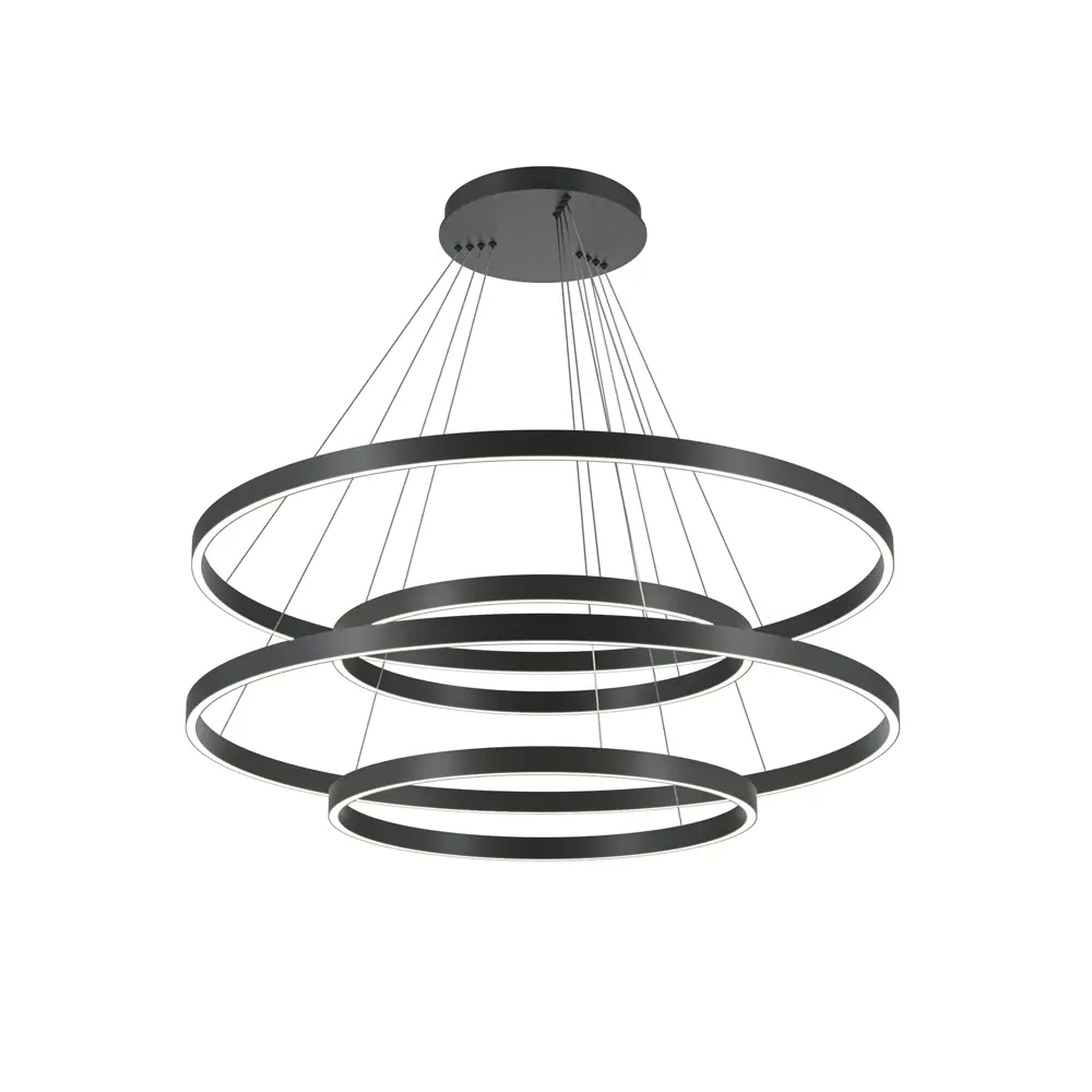 Светильник подвесной светодиодный Rim MOD058PL-L174BK 30 м² нейтральный белый свет цвет черный/белый 89411309 STLM-2070447 Maytoni 