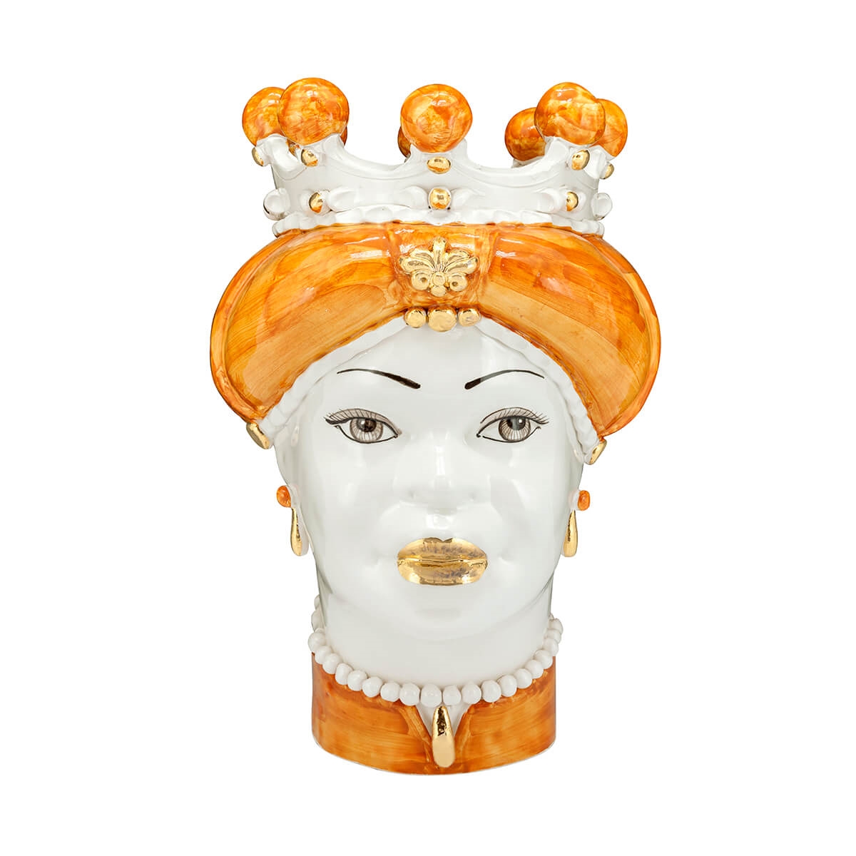 200844-WT ABHIKA ВАЗА MORO LADY MEDIUM NEW WHITE MATT  - Вид №5