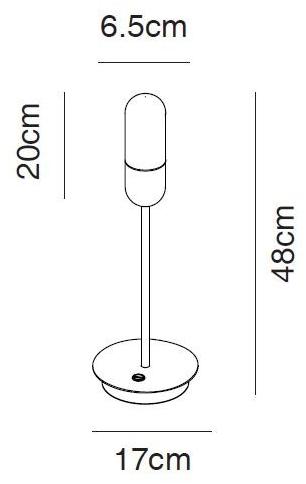 Alma light Светодиодная настольная лампа из железа Capsule sun-id-1395343 - Вид №3