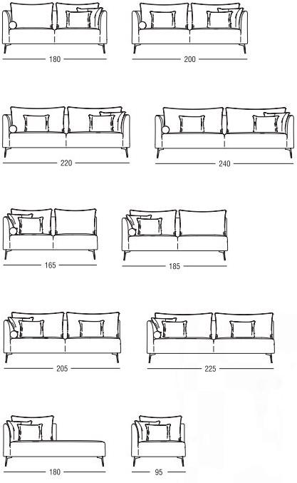 Marac 2-х местный тканевый диван со съемным чехлом Aster sun-id-1458534 - Вид №2
