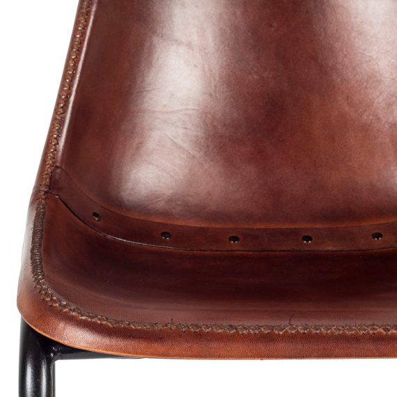 080654 Стул с кожаным сиденьем Francisco Segarra Mews Santreyd - Вид №1