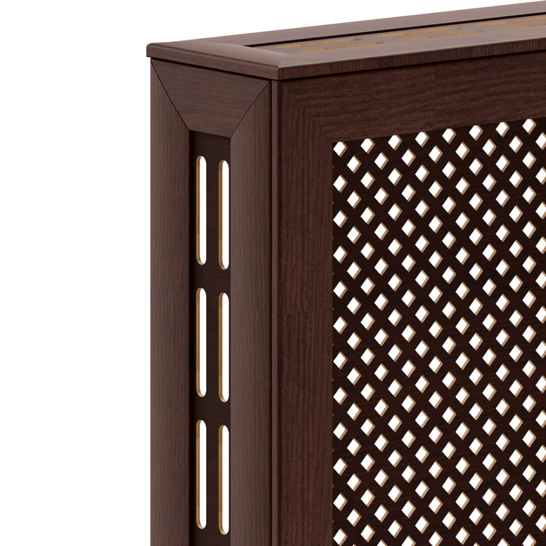 Экран для радиатора 60х60 см Глория венге STELLA Standart STSR-1079