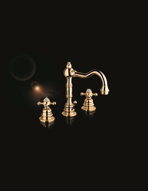 Fir Italia Смеситель для раковины на 3 отверстия Melrose 20 2012215 - Вид №4