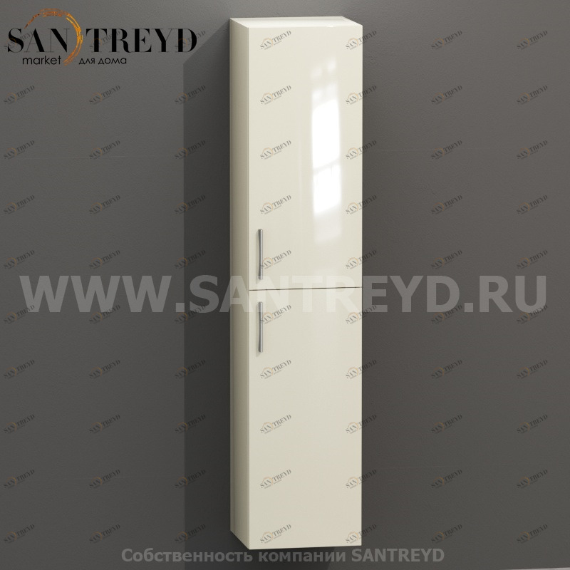 MDC018 Высокий шкаф с двумя створками 160 см бежевый Globo 4ALL Италия Ceramica Globo