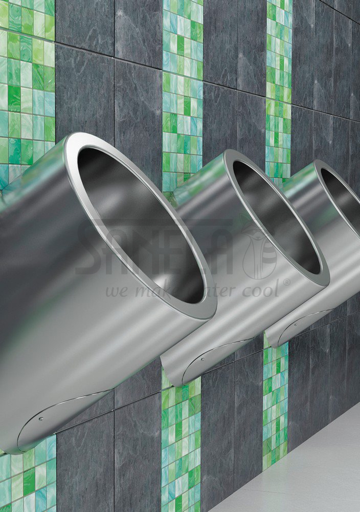 91060 Антивандальный нержавеющий подвесной писсуар SANELA  - Вид №1